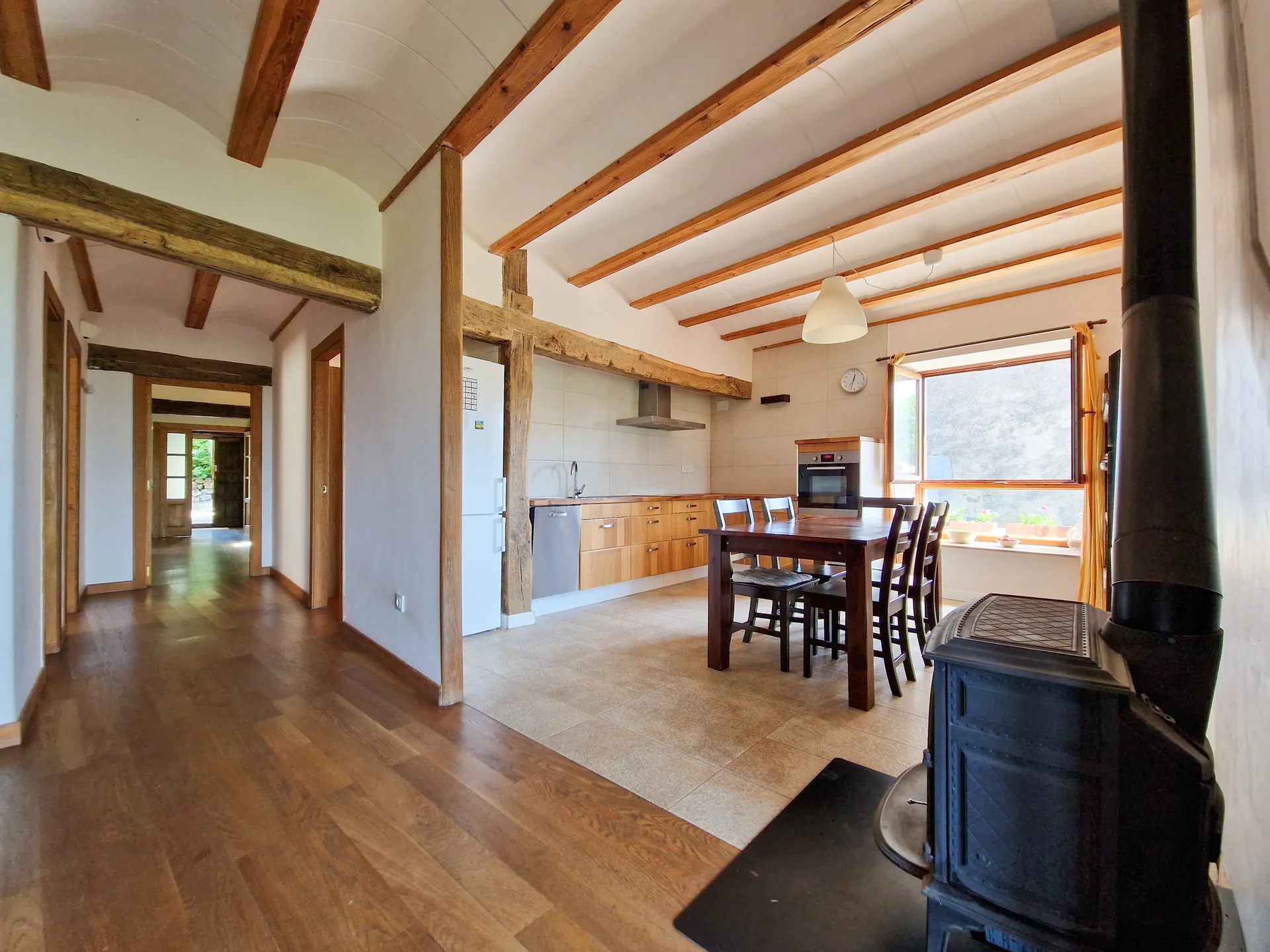 Ground floor kitchen and dining