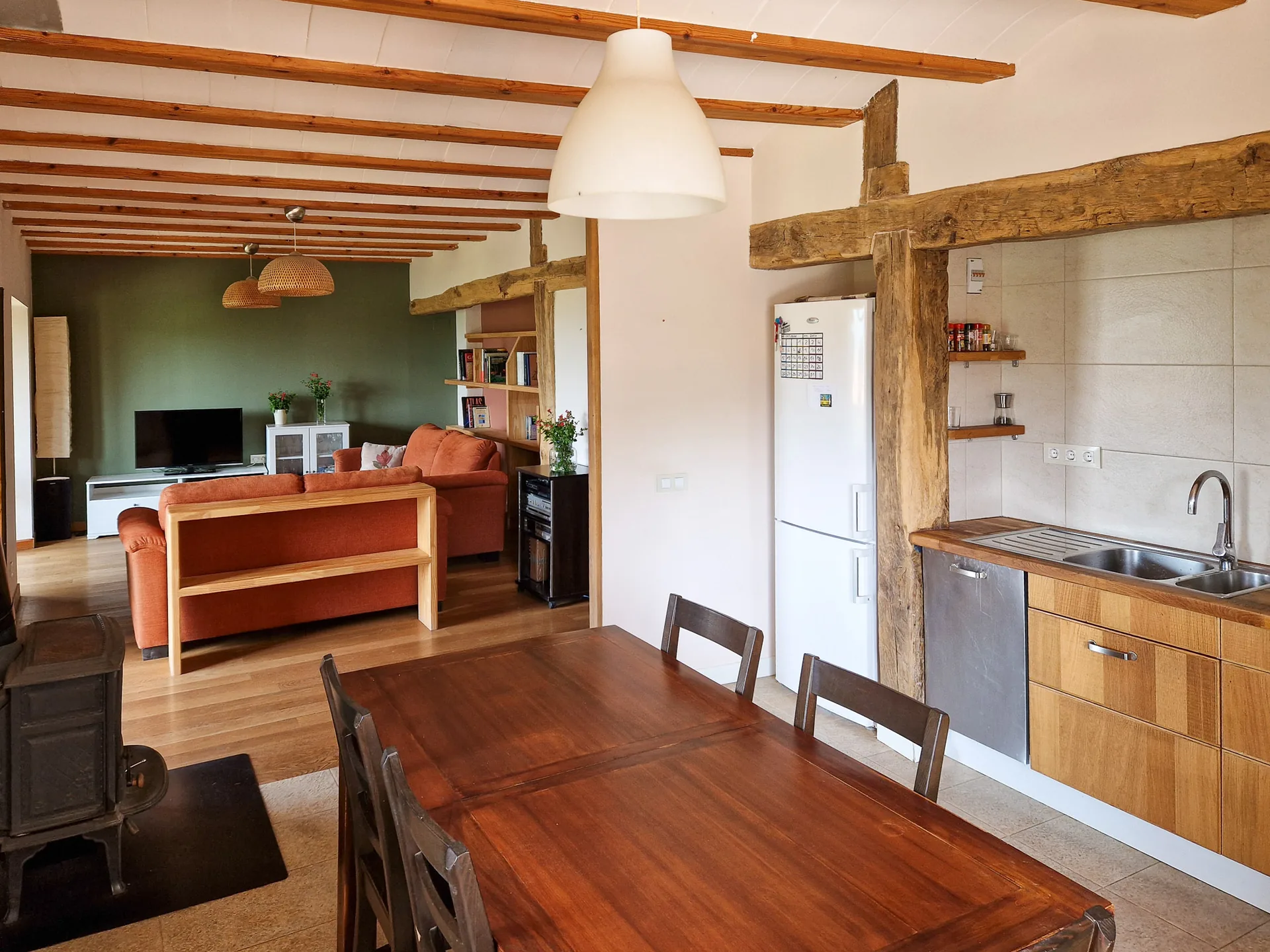 Indoors after renovating
