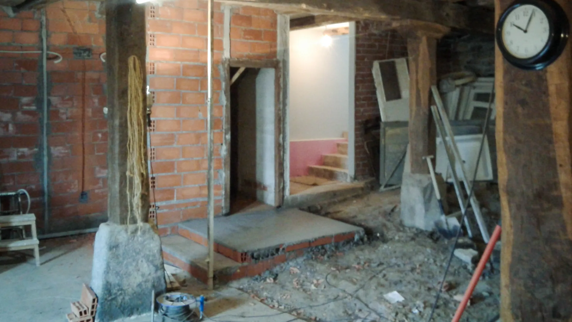 Restoring the lower ground floor
