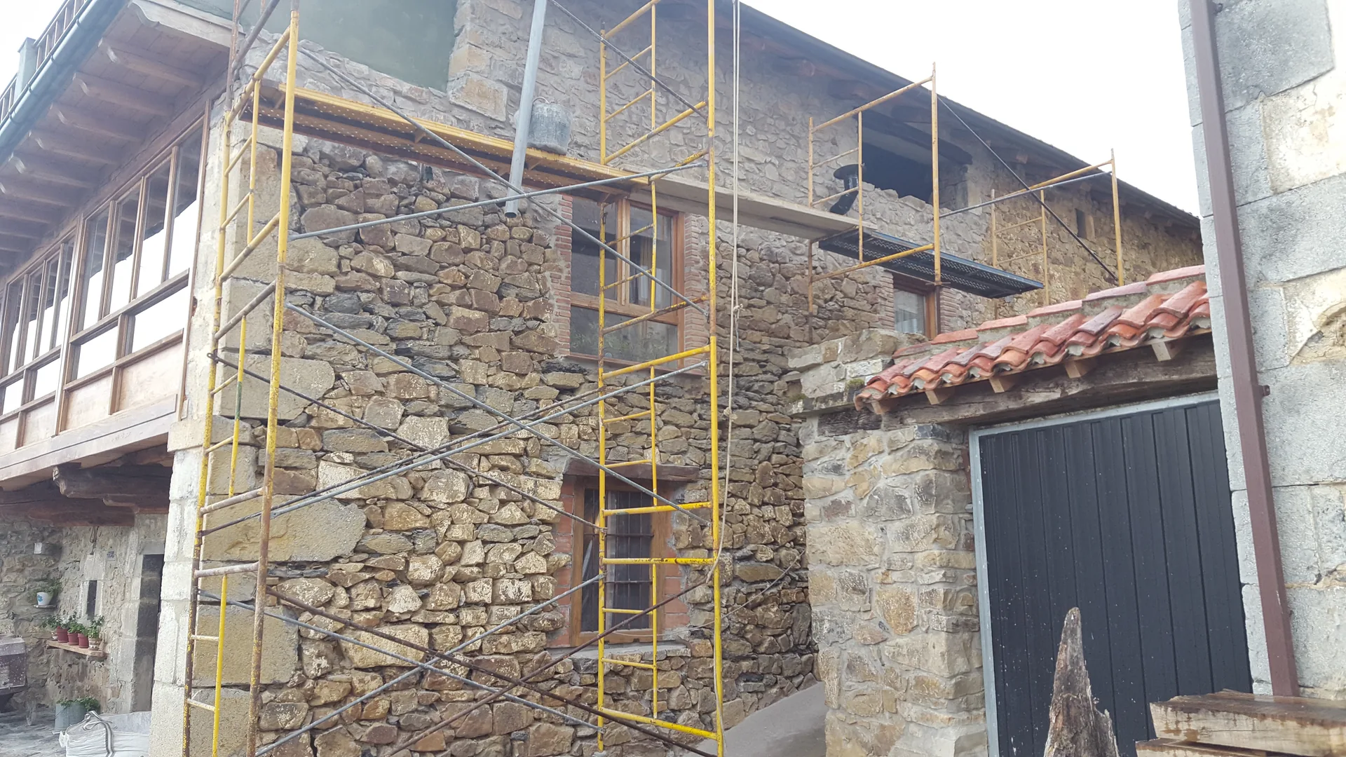 Restored roof, exterior envelope, and completed south facade
